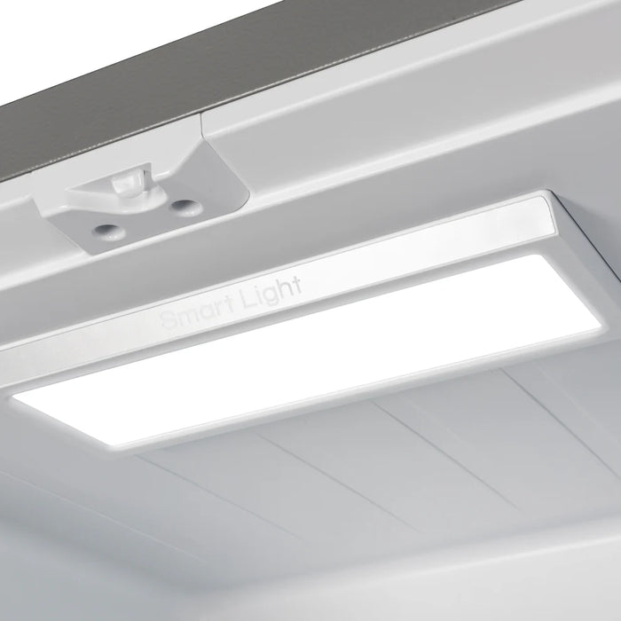 Forno Gallipoli FFFFD1974-35SG French Door Refrigerator, Stainless Steel, 17.5 cu ft