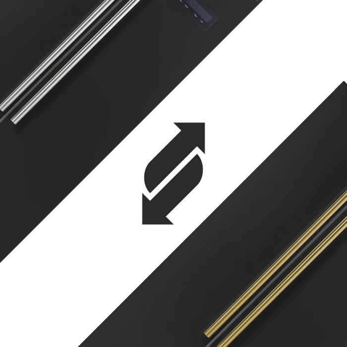 Forno Salerno Espresso FFRBI1805-33BLK 33″ Side-by-Side Refrigerator, Black, 15.6 cu ft