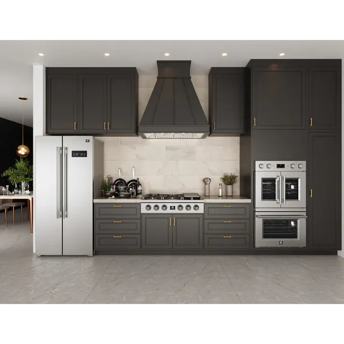 Forno Altilia 36-Inch Insert Range Hood, Stainless Steel with LED Lighting and Baffle Filters – Model FRHRE5337-36