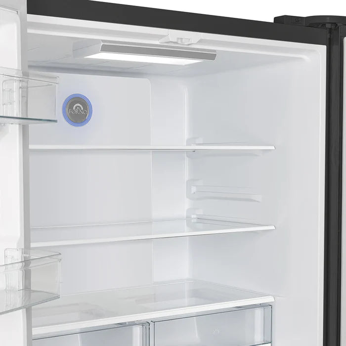 Forno 2-Piece Kitchen Appliance Package – 30″ Black Induction Range + 36″ Black French Door Refrigerator – FBDL-014-13CAUS