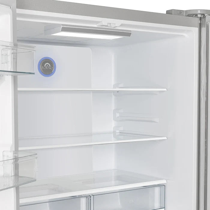 Forno Premium Kitchen Appliance Package – 36″ Freestanding Dual Fuel Range + 36″ French Door Refrigerator + 24″ Built-In Dishwasher