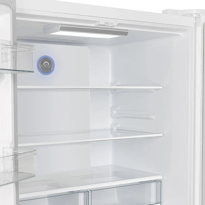 Forno 2-Piece Kitchen Appliance Package – 30″ White Induction Range + 36″ White French Door Refrigerator – FBDL-014-08CAUS
