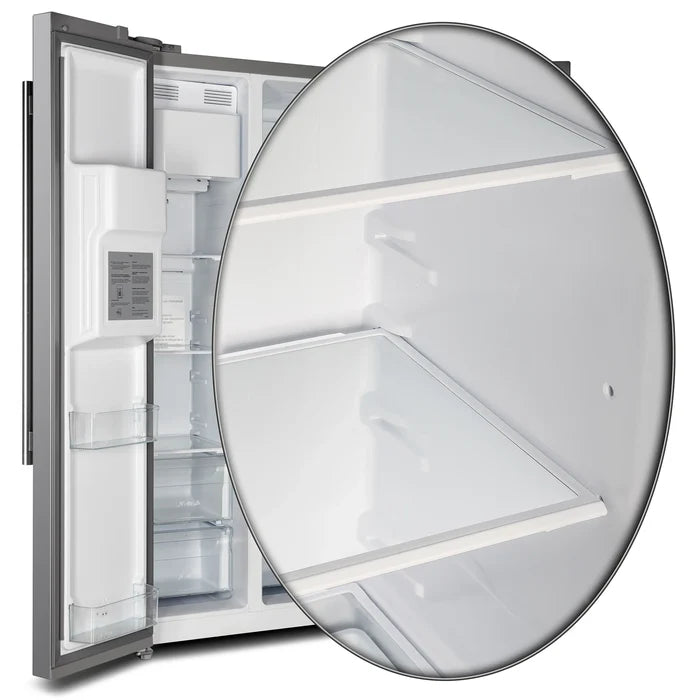 Forno Kitchen Appliance Package – 30″ Electric Slide-In Range + 36″ French Door Refrigerator