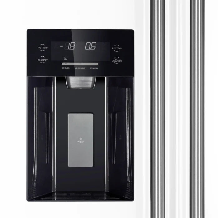 Forno 2-Piece Kitchen Appliance Package – 30″ White Induction Range + 36″ White French Door Refrigerator – FBDL-015-09CAUS