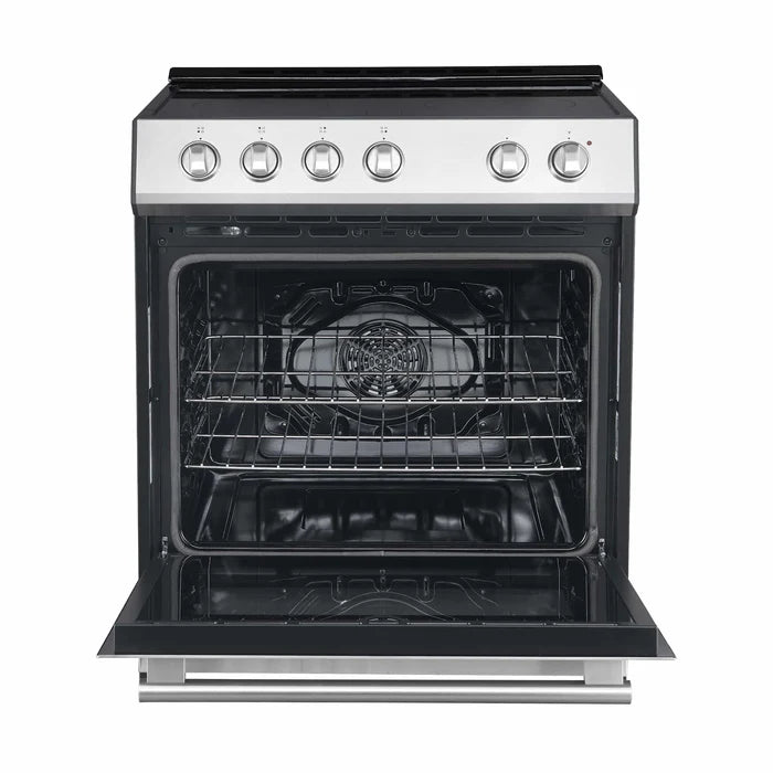 Forno FBDL‑003‑05US Appliance Package – FFSEL6012‑30 Electric Range + FFRBI1820‑36SB Built‑In Refrigerator