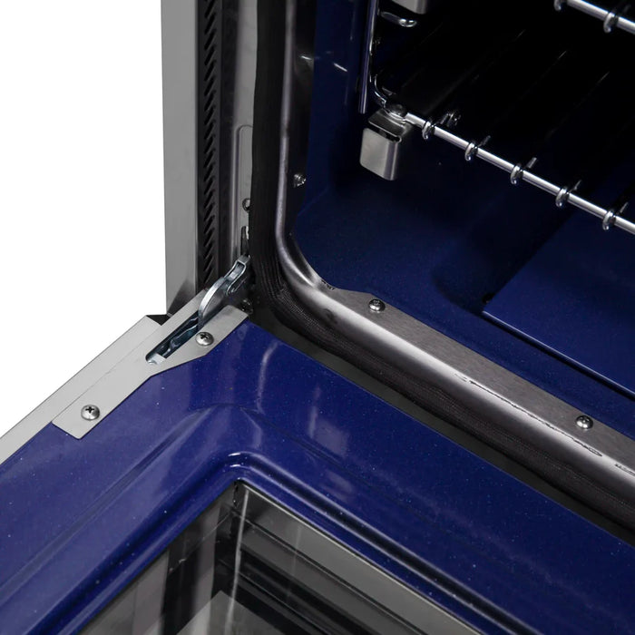 Forno Massimo FFSEL6020-30 30" Freestanding Electric Range – 4.32 Cu. Ft. True Convection Oven, 9,500W Cooktop, Stainless Steel