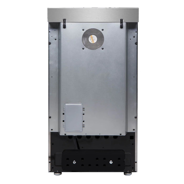 Forno Pallerano FFSEL6052-20 20" Freestanding Electric Range – 2.05 Cu. Ft. Oven, 6,000W Cooktop, Stainless Steel