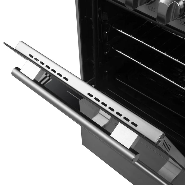 Forno Pallerano FFSEL6052-20 20" Freestanding Electric Range – 2.05 Cu. Ft. Oven, 6,000W Cooktop, Stainless Steel