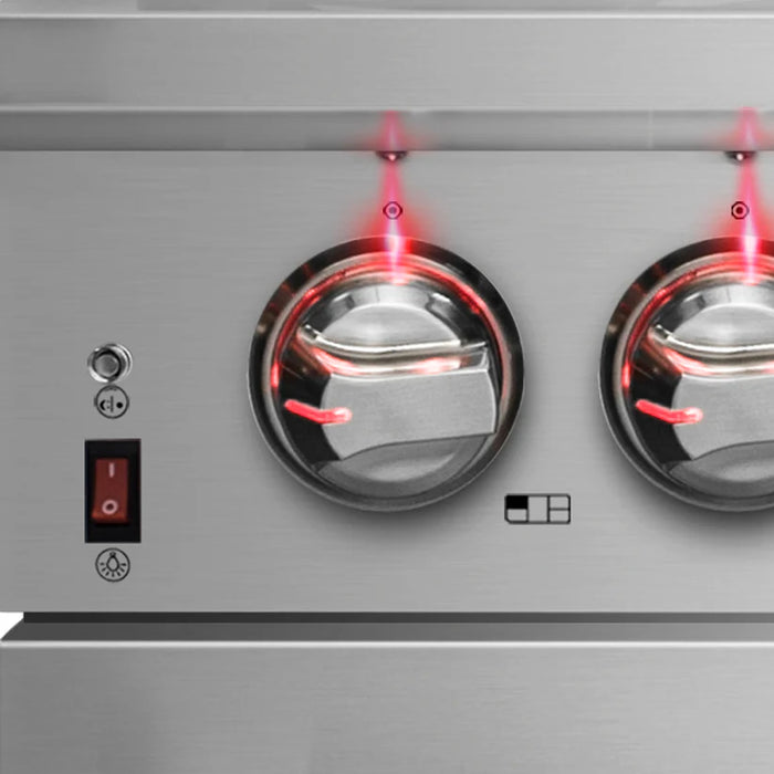 Forno Capriasca FFSGS6187-30 30" Dual Fuel Range, 4 Burners, True Convection Oven, Stainless Steel