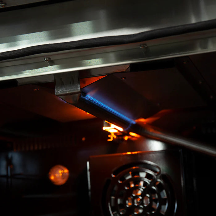 Forno Galiano FFSGS6244‑36 36" Freestanding Gas Range, 6 Sealed Burners, 5.36 cu. ft. Convection Oven, Stainless Steel