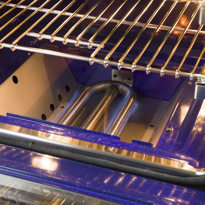 Forno Capriasca FFSGS6260-60 60" Freestanding Gas Range – 10 Brass Burners, 200,000 BTU, Double Convection Ovens, Stainless Steel