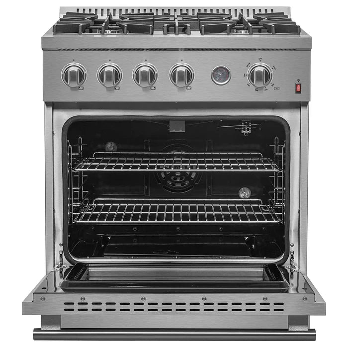 Forno FBDL-021-02CAUS Appliance Package – FFSGS6277-30 Gas Range + FFFFD1974-31SB Refrigerator
