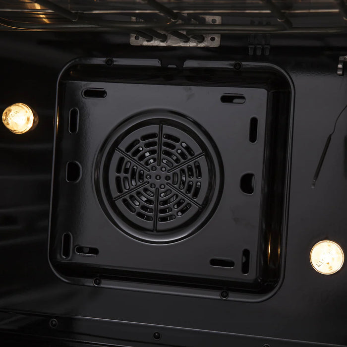 Forno Galiano FFSGS6356-30 30" French Door Dual Fuel Range, 5 Sealed Burners, True Convection, Stainless Steel