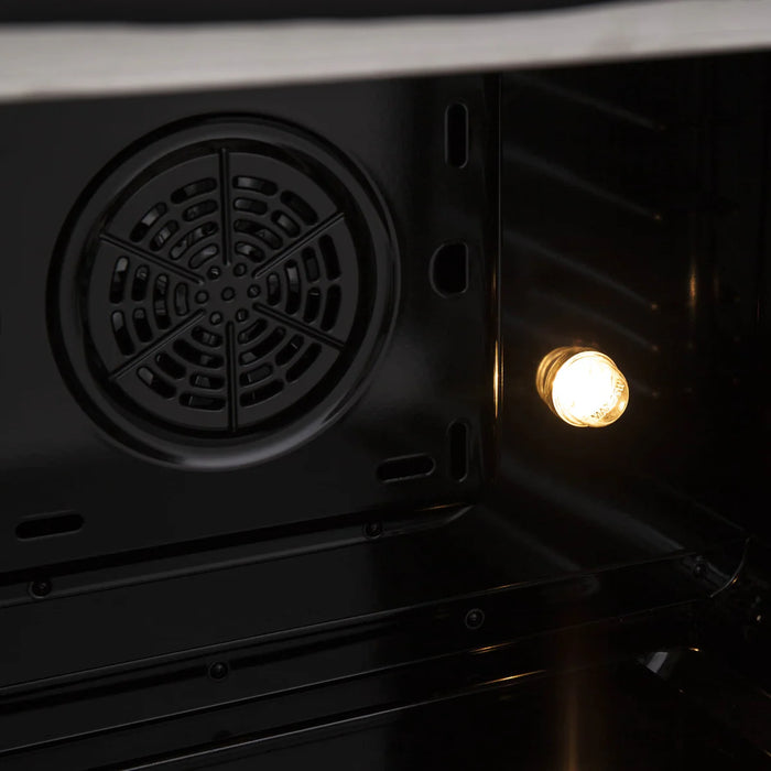 Forno Galiano FFSGS6356-30 30" French Door Dual Fuel Range, 5 Sealed Burners, True Convection, Stainless Steel