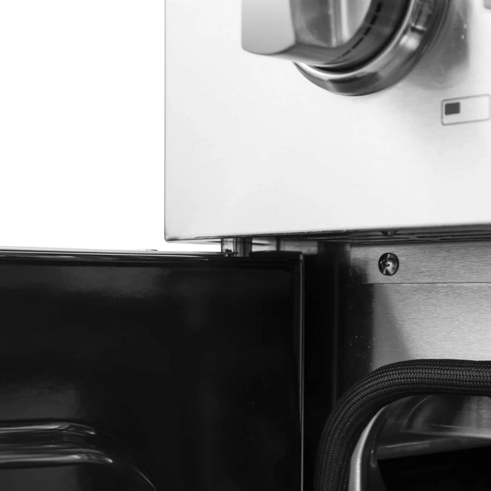 Forno Galiano FFSGS6356-36 36" French Door Dual Fuel Range, 6 Burners, True Convection, Stainless Steel