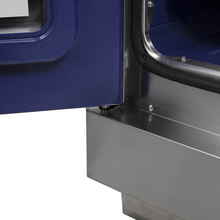 Forno Capriasca FFSGS6387-36 36" Stainless Steel Freestanding French Door Dual Fuel Range, 6 Burners, True Convection Oven