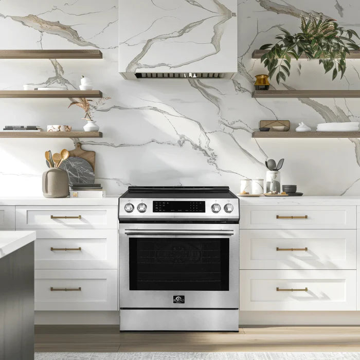 Forno 2-Piece Kitchen Appliance Package – 30″ Induction Range + 36″ French Door Refrigerator – FBDL-015-03CAUS