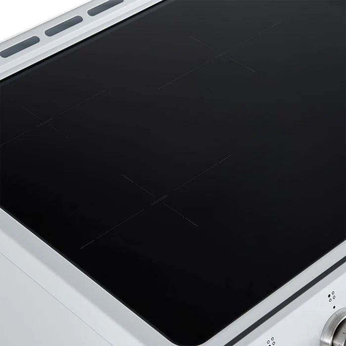 Forno 2-Piece Kitchen Appliance Package – 30″ White Induction Range + 31″ White Built-In Column Refrigerator – FBDL-014-06CAUS