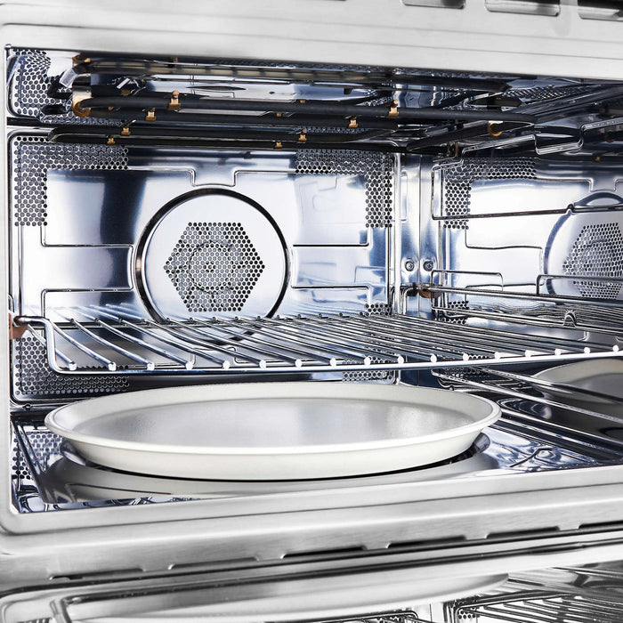 Forno Oliena FMWDR3093-24WHT 24″ White Built-In Microwave Convection Drawer, 1.2 cu ft, 1000 W, Touch Controls