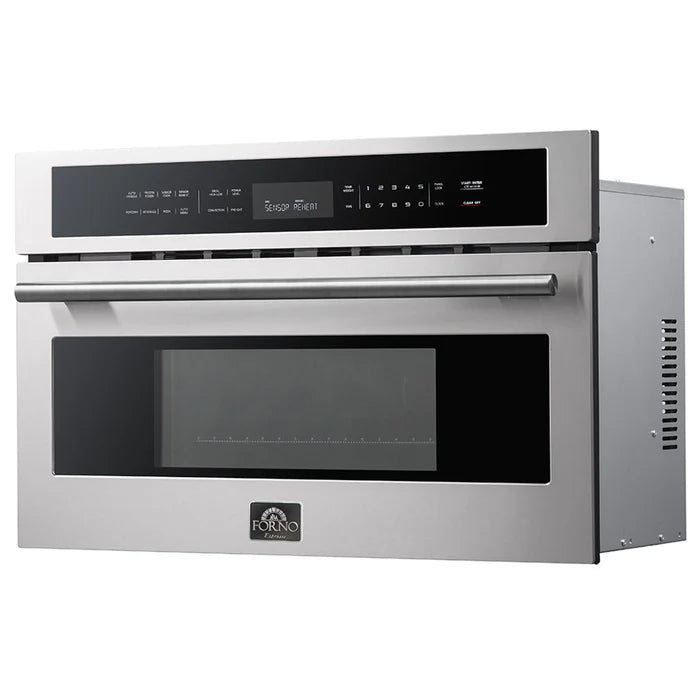 Forno FBDL‑025‑01CAUS Appliance Package – FBOEL1333‑30 Electric Range + FMWDR3093‑30 Built‑In Microwave Convection Oven