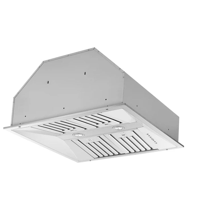 Forno Altilia 30-Inch Insert Range Hood, Stainless Steel with LED Lighting and Baffle Filters – Model FRHRE5337-30