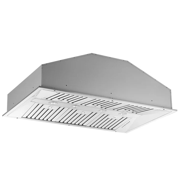 Forno Altilia 48-Inch Insert Range Hood, Stainless Steel with LED Lighting and Baffle Filters – Model FRHRE5337-48