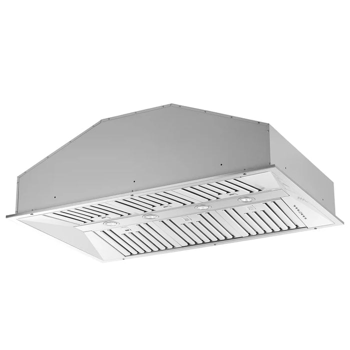 Forno Altilia 48-Inch Insert Range Hood, Stainless Steel with LED Lighting and Baffle Filters – Model FRHRE5337-48