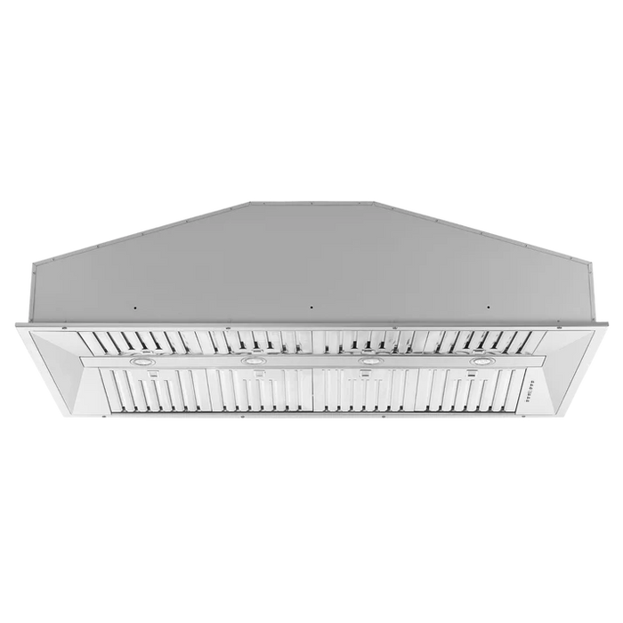 Forno Altilia 60-Inch Insert Range Hood, Stainless Steel with LED Lighting and Baffle Filters – Model FRHRE5337-60
