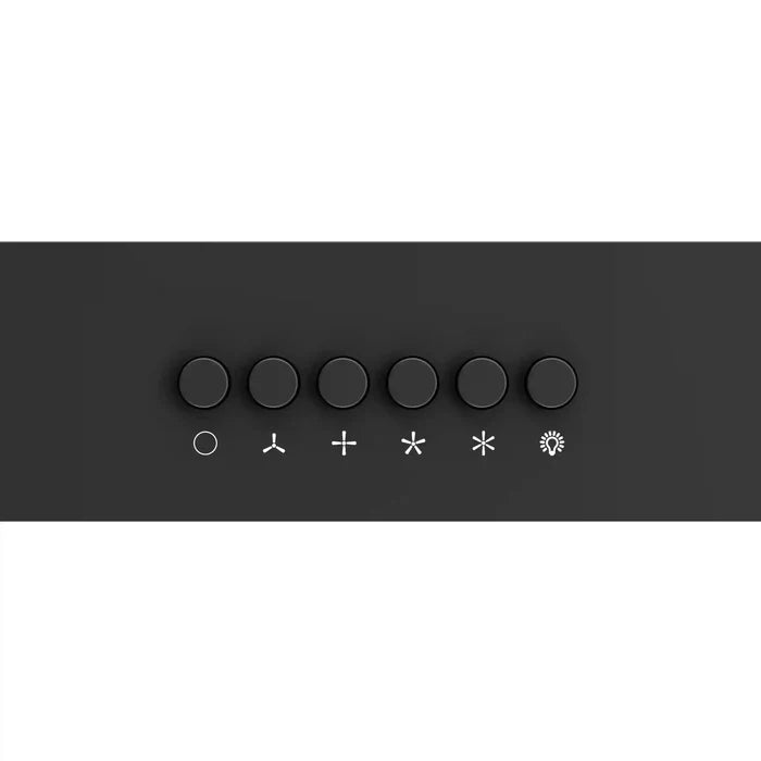 Forno Bari Espresso 30-Inch Under Cabinet Range Hood, Black, 600 CFM with LED Lighting – Model FRHUC5255-30BLK