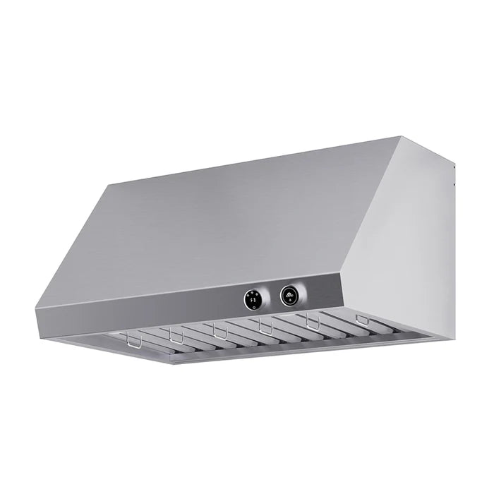 Forno Biagio 36″ Wall‑Mounted Range Hood – Heavy-Duty Stainless Steel Vent Hood with 600 CFM Airflow and LED Lighting (Model FRHWM5009-36)