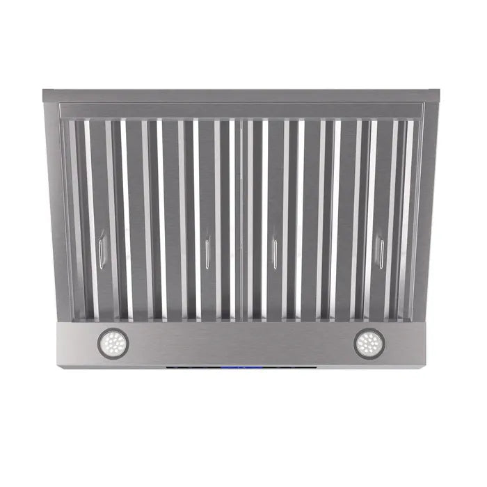 FORNO Palazzo 30″ Wall‑Mounted Range Hood – 500 CFM Heavy‑Duty Stainless Steel Vent Hood with Baffle Filters & Remote Control (FRHWM5030‑30)