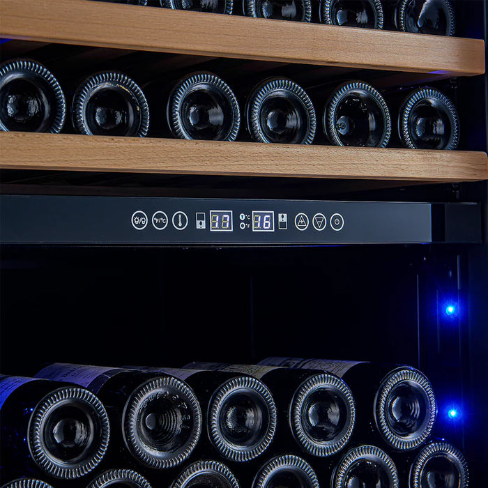 Forno Avellino FWCDR6603-24S 24″ Dual-Zone Wine Cooler, Stainless Steel, 16 Cu. Ft., Adjustable Temperature Zones