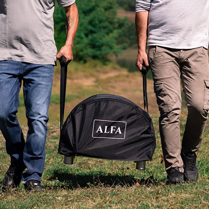 Alfa Moderno 3 Pizze Gas Outdoor Pizza Oven FXMD-3P-GGRIA-U – Anthracite Grey, 3-Pizza Capacity, Countertop, 1000 °F Max Temp