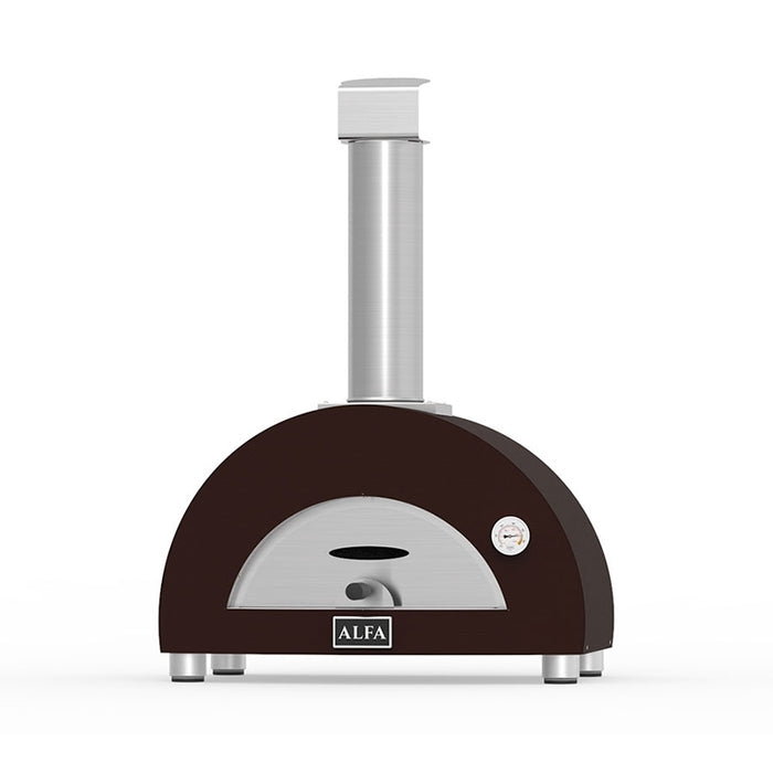 Alfa Moderno 1 Wood-Fired Pizza Oven FXMD-S-LRAM – Copper, 1-Pizza, Outdoor Countertop Oven, Up to 1000 °F