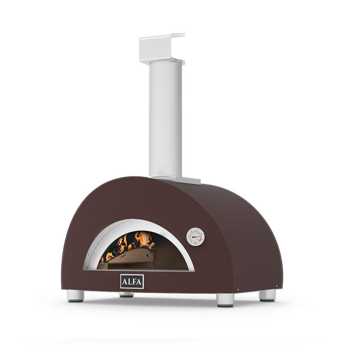 Alfa Moderno 1 Wood-Fired Pizza Oven FXMD-S-LRAM – Copper, 1-Pizza, Outdoor Countertop Oven, Up to 1000 °F