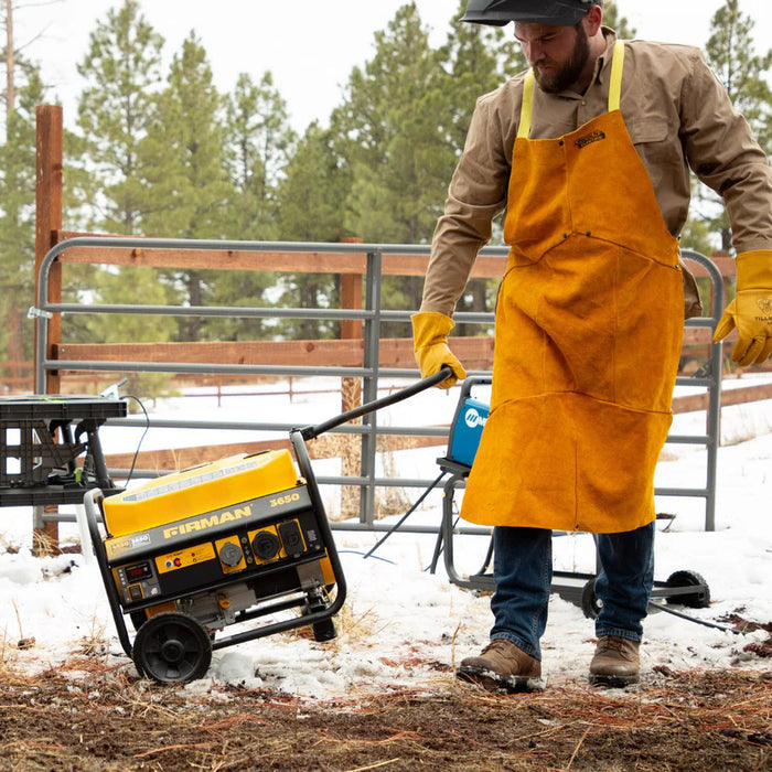 Firman Power Equipment P03613 4550W Gas Portable Generator with Recoil Start, 120V, CO Alert