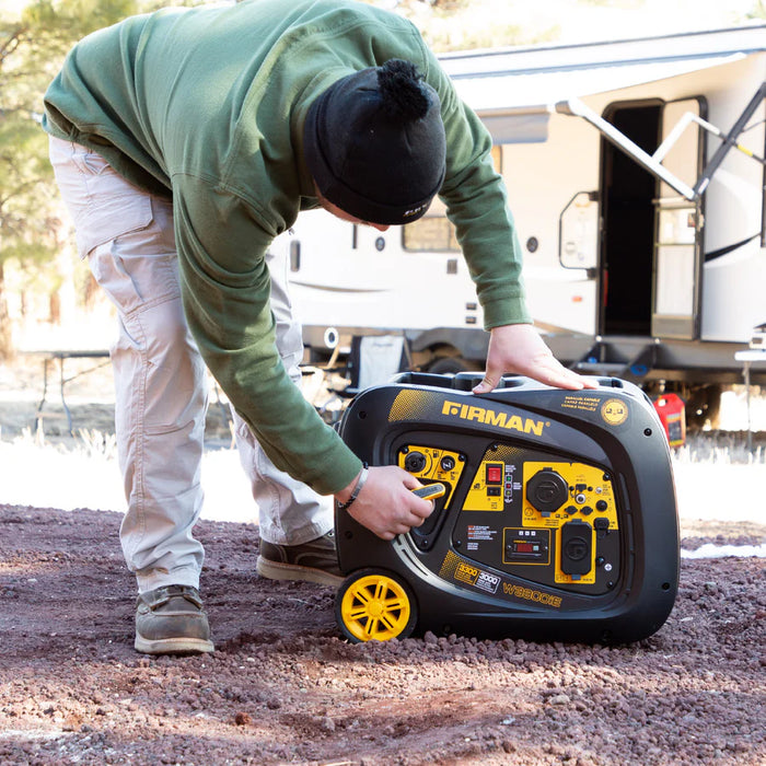 Firman Power Equipment W03082 3300W Inverter Portable Generator with Electric Start, 120V, RV Ready