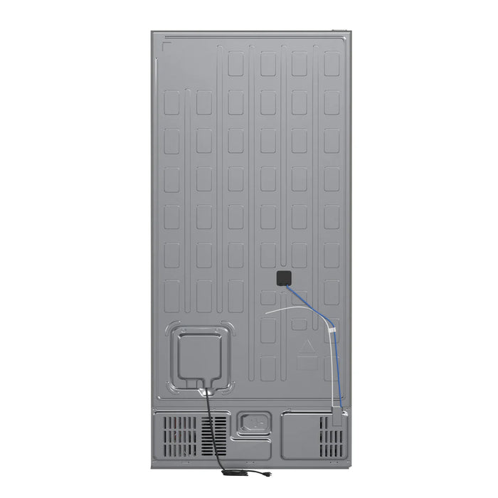 Forno Milano Espresso FFFFD1786-31S 31″ Stainless Steel Bottom Freezer Refrigerator with Ice Maker, 17.2 cu ft