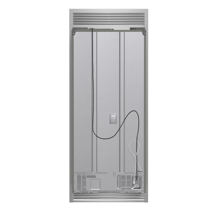Forno Gallipoli FFFFD1974-35SG French Door Refrigerator, Stainless Steel, 17.5 cu ft