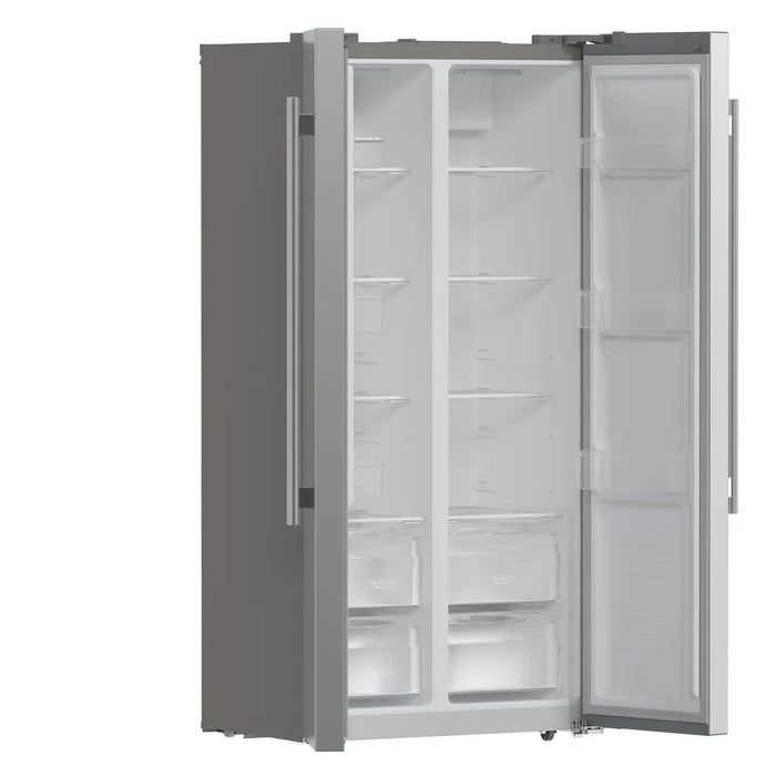 Forno Salerno FFRBI1805-33SB 33″ Side-by-Side Refrigerator, Stainless Steel, 15.6 cu ft