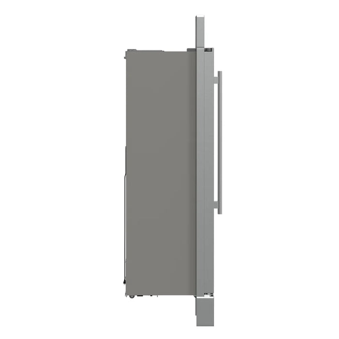 Forno Salerno FFRBI1805‑37MG 37″ Side‑by‑Side Built-In Refrigerator, Stainless Steel, 15.6 cu ft, Modern Trim Kit