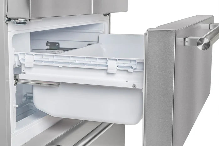 Forno Premium Kitchen Appliance Package – 36″ Freestanding Dual Fuel Range + 36″ French Door Refrigerator + 24″ Built-In Dishwasher