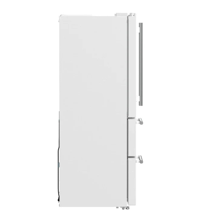 Forno 2-Piece Kitchen Appliance Package – 30″ White Induction Range + 36″ White French Door Refrigerator – FBDL-015-08CAUS