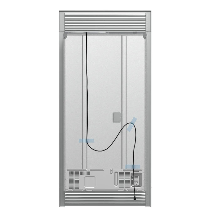 Forno Moena FFRBI1820-40SG 40″ French Door Refrigerator, Stainless Steel, 19.2 cu ft