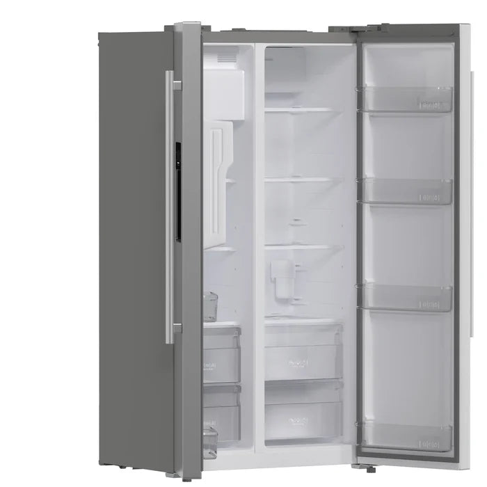 Forno Kitchen Appliance Package – 30″ Electric Slide-In Range + 36″ French Door Refrigerator