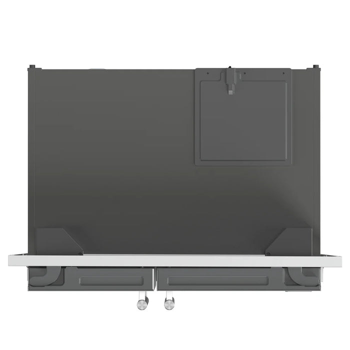 Forno Salerno FFRBI1844‑40SG 40″ Built‑In Stainless Steel Side‑by‑Side Refrigerator, 20 cu ft