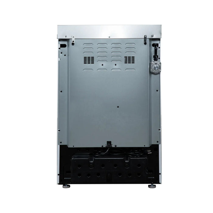 Forno Breno FFSGS6272-24WHT 24" Freestanding Gas Range – 4 Burners, 2.3 Cu. Ft. Convection Oven, 38,000 BTU, White