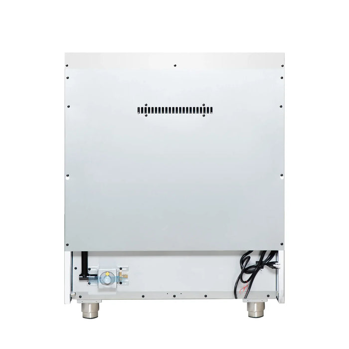 Forno Massimo FFSGS6239-30BLK 30" Freestanding Gas Range, Black, 5 Burners, True Convection Oven