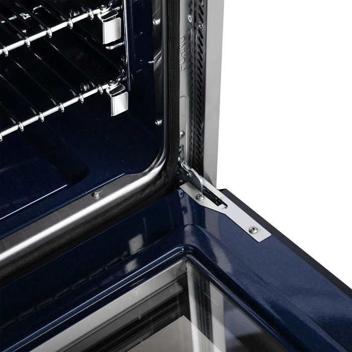 Forno Massimo FFSGS6239-36BLK 36" Black Freestanding Gas Range, 6 Sealed Burners, 5.36 cu. ft. Convection Oven