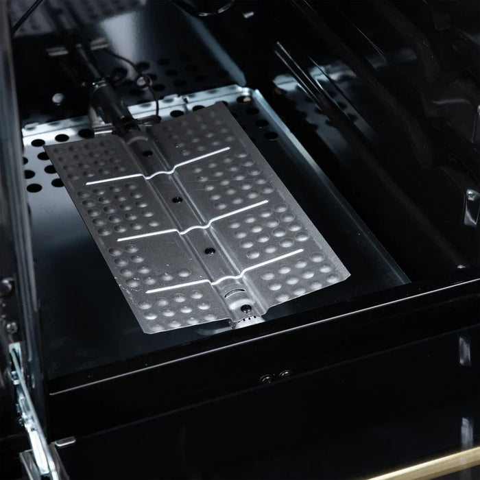 Forno Lamazze FFSGS6265-20BLK 20" Freestanding Gas Range – 4 Burners, 2.05 Cu. Ft. Oven, 21,200 BTU, Black